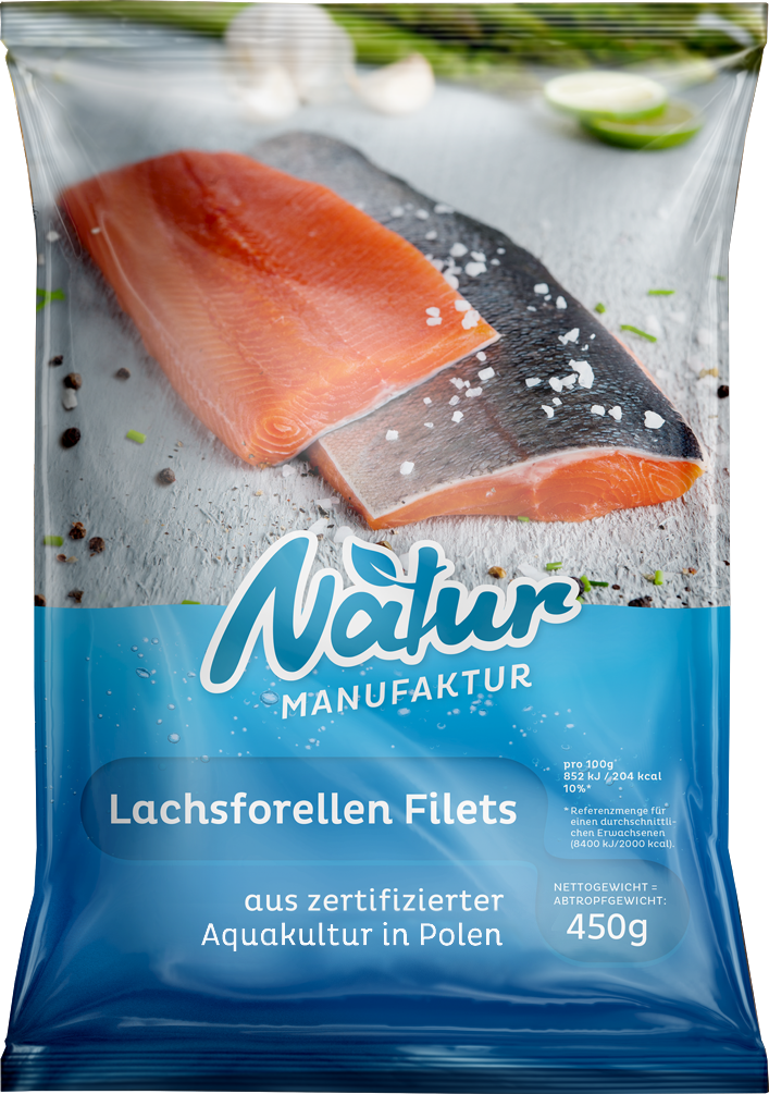 Lachsforellen Filets, 450g | Natur Manufaktur